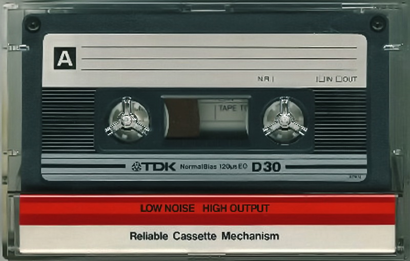 Compact Cassette TDK D 30 Type I Normal 1982 Japan