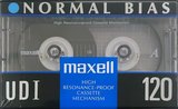 Compact Cassette Maxell UDI / UD1 120 Type I Normal 1992 Europe