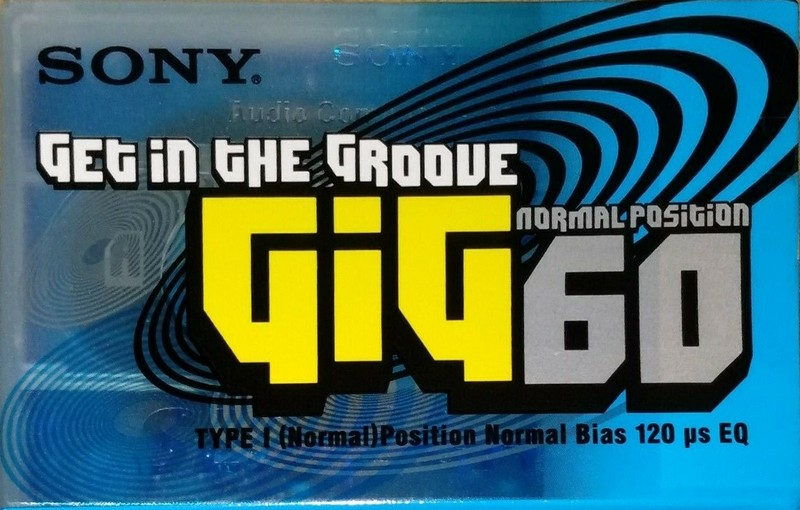 Compact Cassette Sony GIG-1 60 "C-60GIG1L" Type I Normal 2001 Thailand