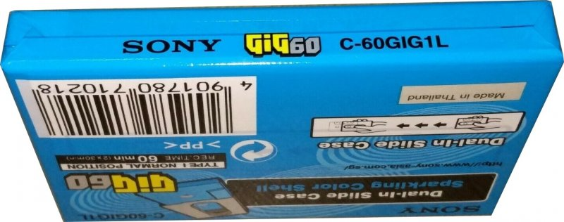 Compact Cassette Sony GIG-1 60 "C-60GIG1L" Type I Normal 2001 Thailand