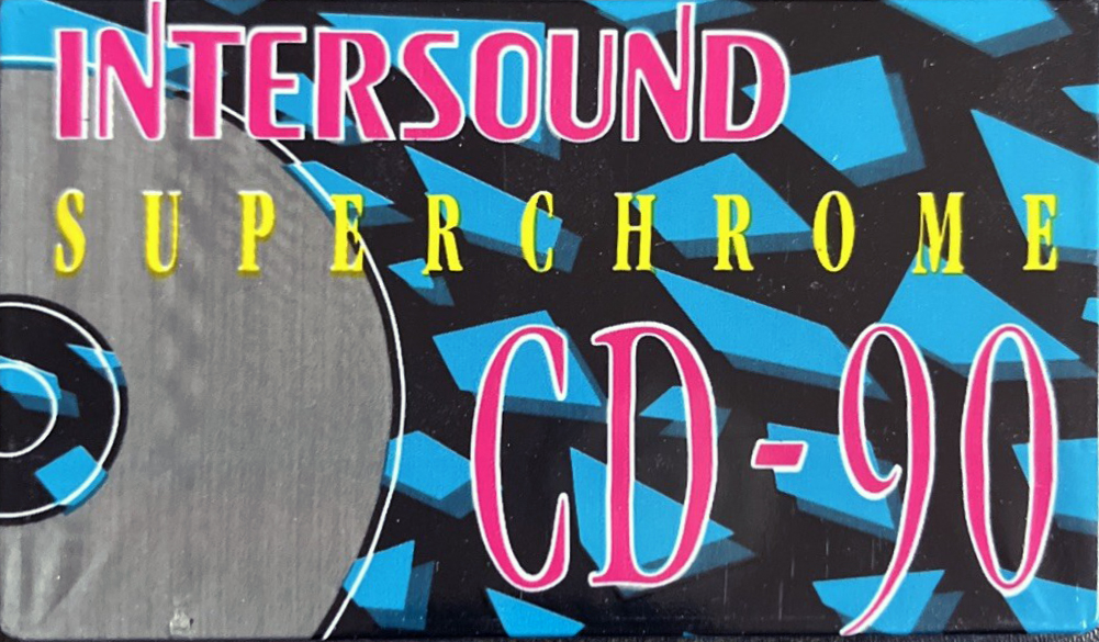 Compact Cassette Intersound CD 90 Type II Chrome 1986 Europe