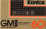 Compact Cassette Konica GM-II 60 "Grand Master II" Type II Chrome 1985 USA