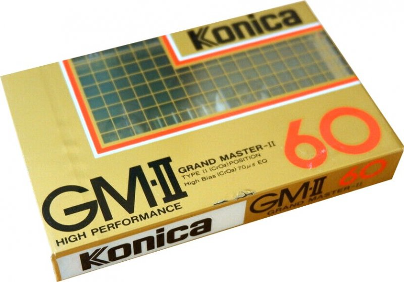 Compact Cassette: AMPEX Konica - GM-II 60