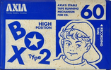 Compact Cassette AXIA Box 2 60 "BOX2A 60" Type II Chrome 1995 Japan