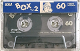 Compact Cassette AXIA Box 2 60 "BOX2A 60" Type II Chrome 1995 Japan