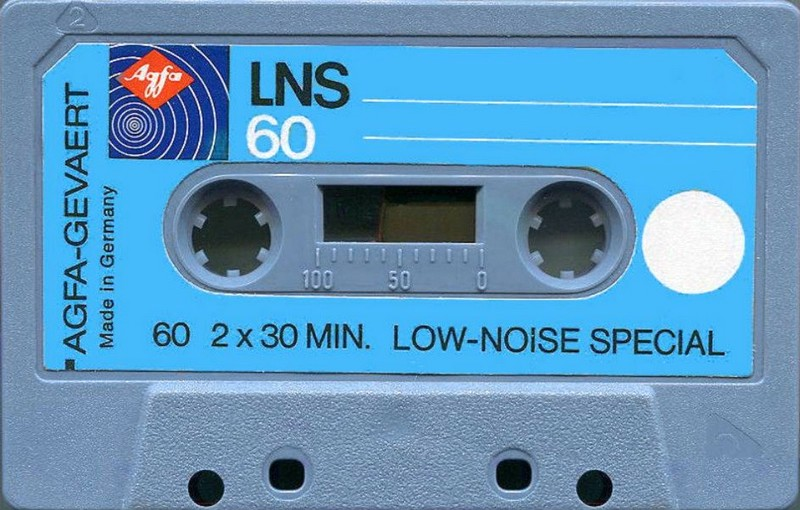 Compact Cassette AGFA LNS 60 Type I Normal 1975 Europe