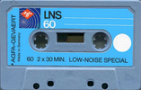 Compact Cassette AGFA LNS 60 Type I Normal 1975 Europe