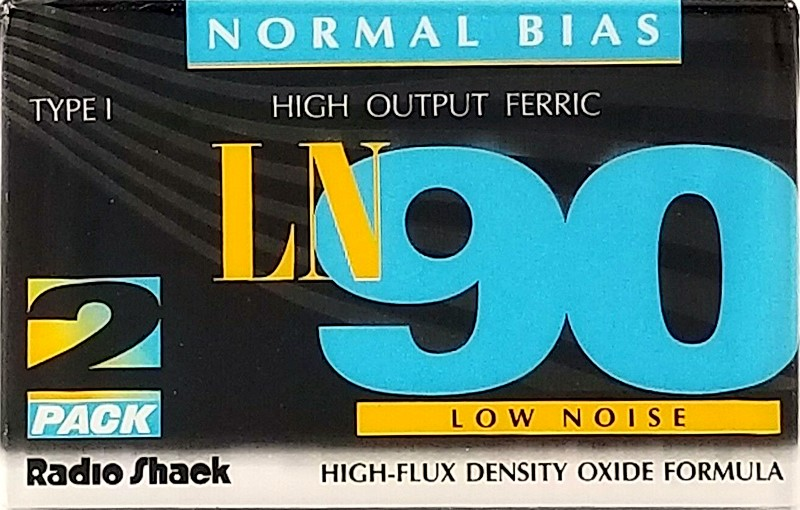 2 pack Radio Shack LN 90 Type I Normal 1995 USA
