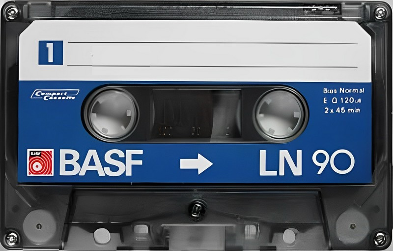 Compact Cassette BASF LN 90 Type I Normal 1981 Japan
