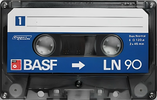 Compact Cassette BASF LN 90 Type I Normal 1981 Japan