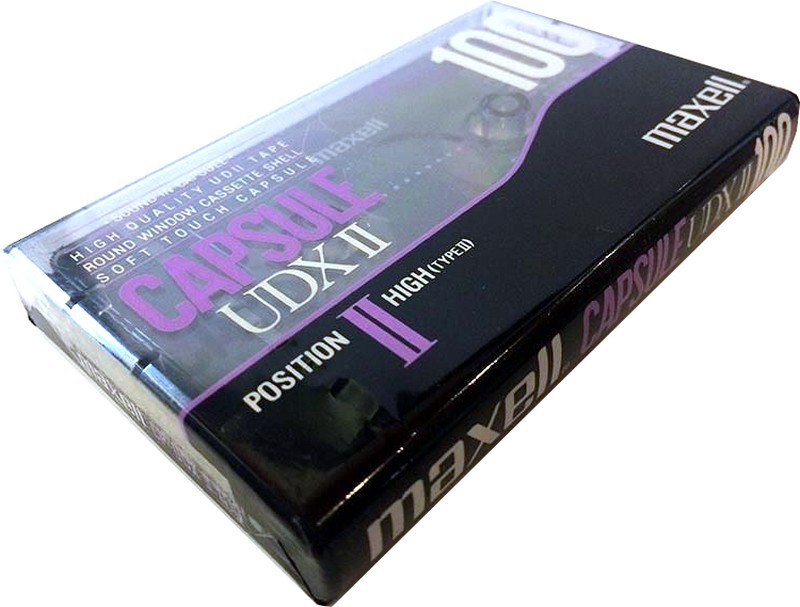 Compact Cassette Maxell Capsule II 100 "UDXII" Type II Chrome 1991 USA