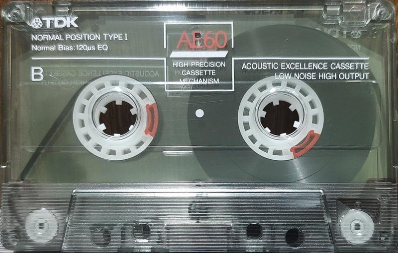 Compact Cassette TDK AE 60 "AE-60K" Type I Normal 1989 Japan