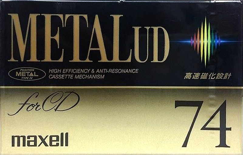 Compact Cassette Maxell Metal UD 74 "M-UD74(F)" Type IV Metal 1992 Japan