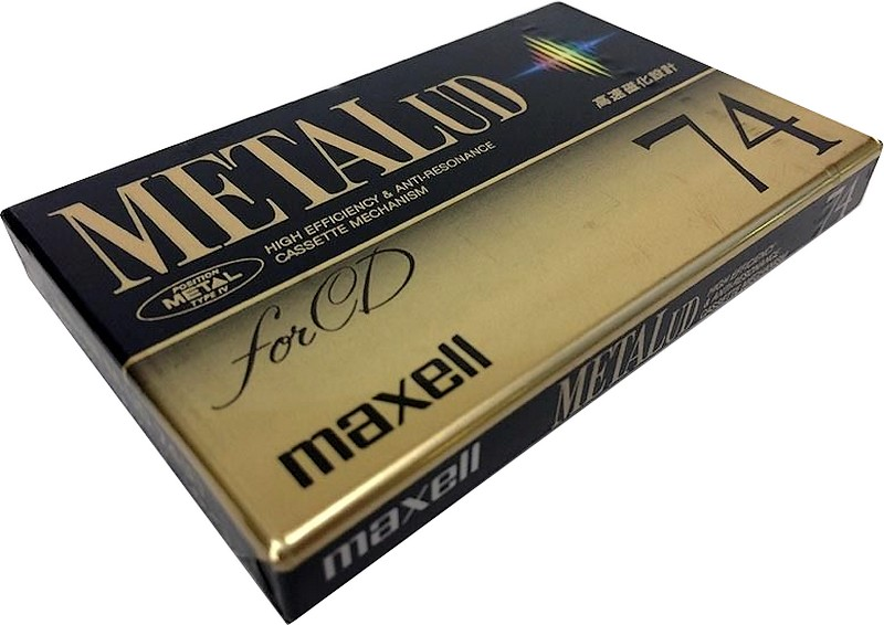 Compact Cassette Maxell Metal UD 74 "M-UD74(F)" Type IV Metal 1992 Japan