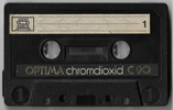 Compact Cassette Optima 90 Type II Chrome Slovenia