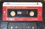Compact Cassette Fonex 60 "HP I" Type I Normal Turkey
