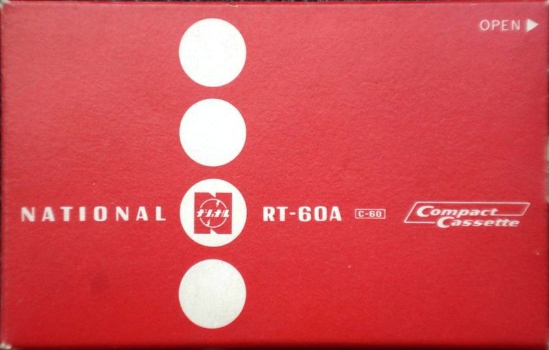 Compact Cassette National RT 60 "RT-60A" Type I Normal 1969 Worldwide