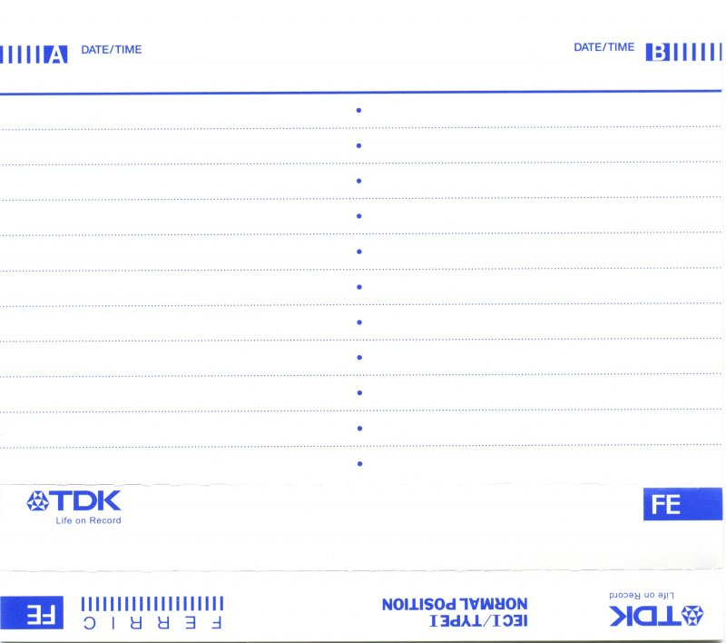 Compact Cassette: TDK  - FE 90