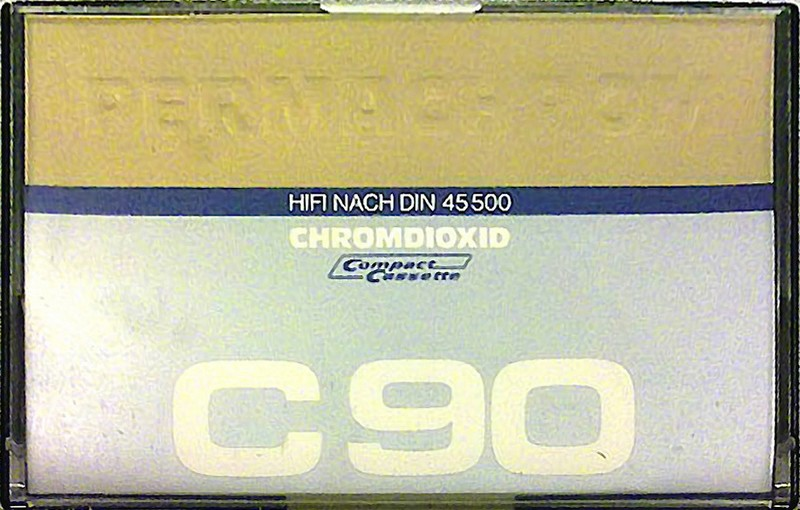 Compact Cassette Permachrom 90 Type II Chrome Germany