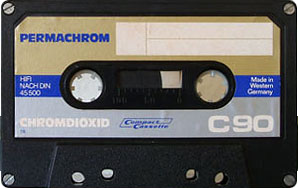 Compact Cassette Permachrom 90 Type II Chrome Germany