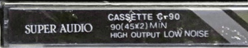 Compact Cassette Super Audio 90 Type I Normal Unknown Country
