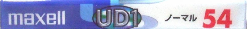 Compact Cassette Maxell UDI / UD1 54 "UD1-54N" Type I Normal 2000 Japan