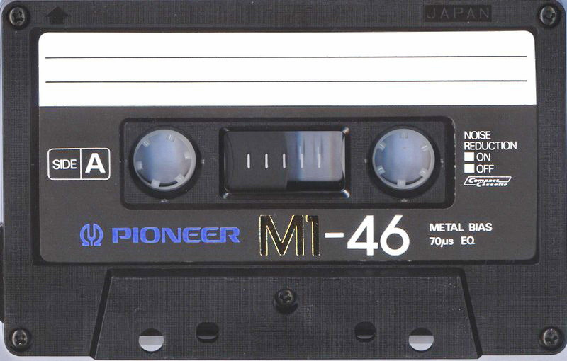 Compact Cassette Pioneer M1 46 Type IV Metal 1981 Japan