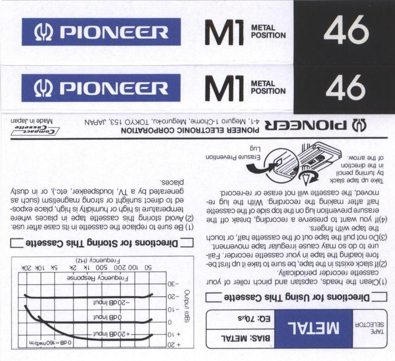 Compact Cassette:  Pioneer - M1 46