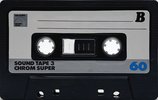 Compact Cassette Sound 2000 Sound Tape 3 60 "Chrome Super" Type II Chrome 1978 Germany