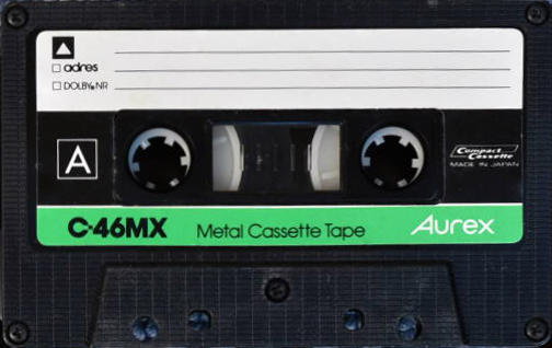 Compact Cassette Aurex MX 46 Type IV Metal 1979 Japan
