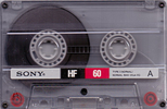 Compact Cassette Sony HF 60 Type I Normal 1988 Japan