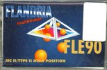 Compact Cassette Flandria FLE 90 Type II Chrome Belgium