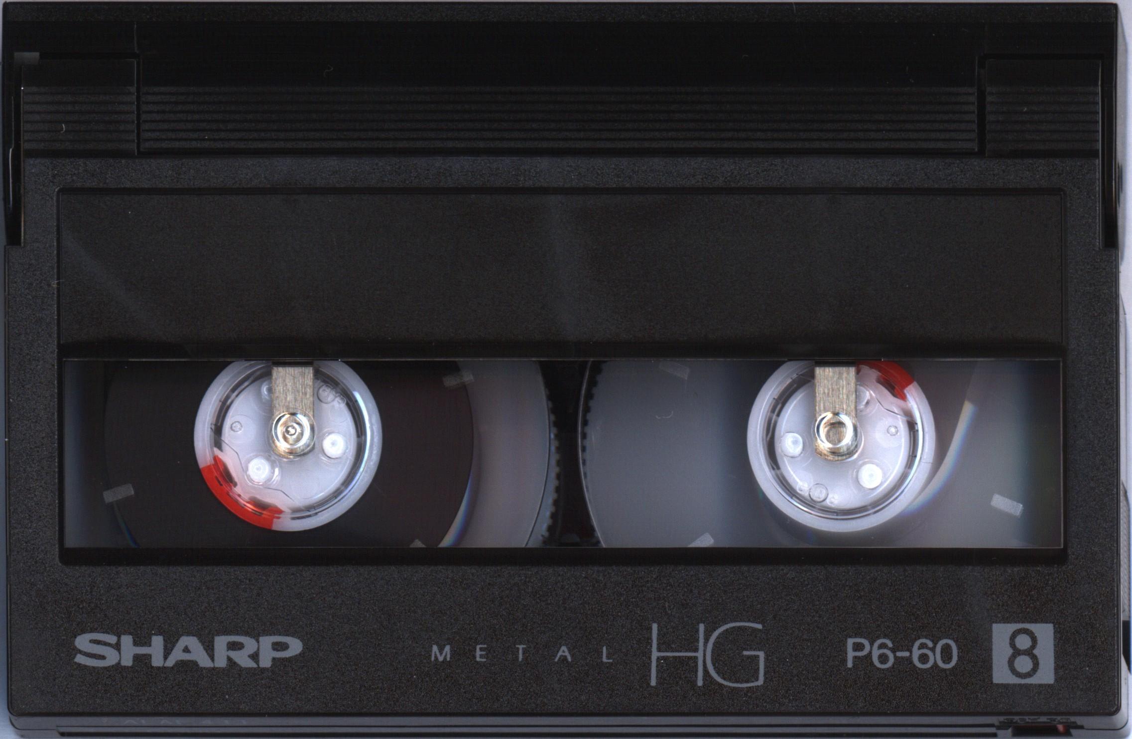 Video8, Hi8, Digital8 Sharp Metal HG 60 "P6-60" Type IV Metal Japan