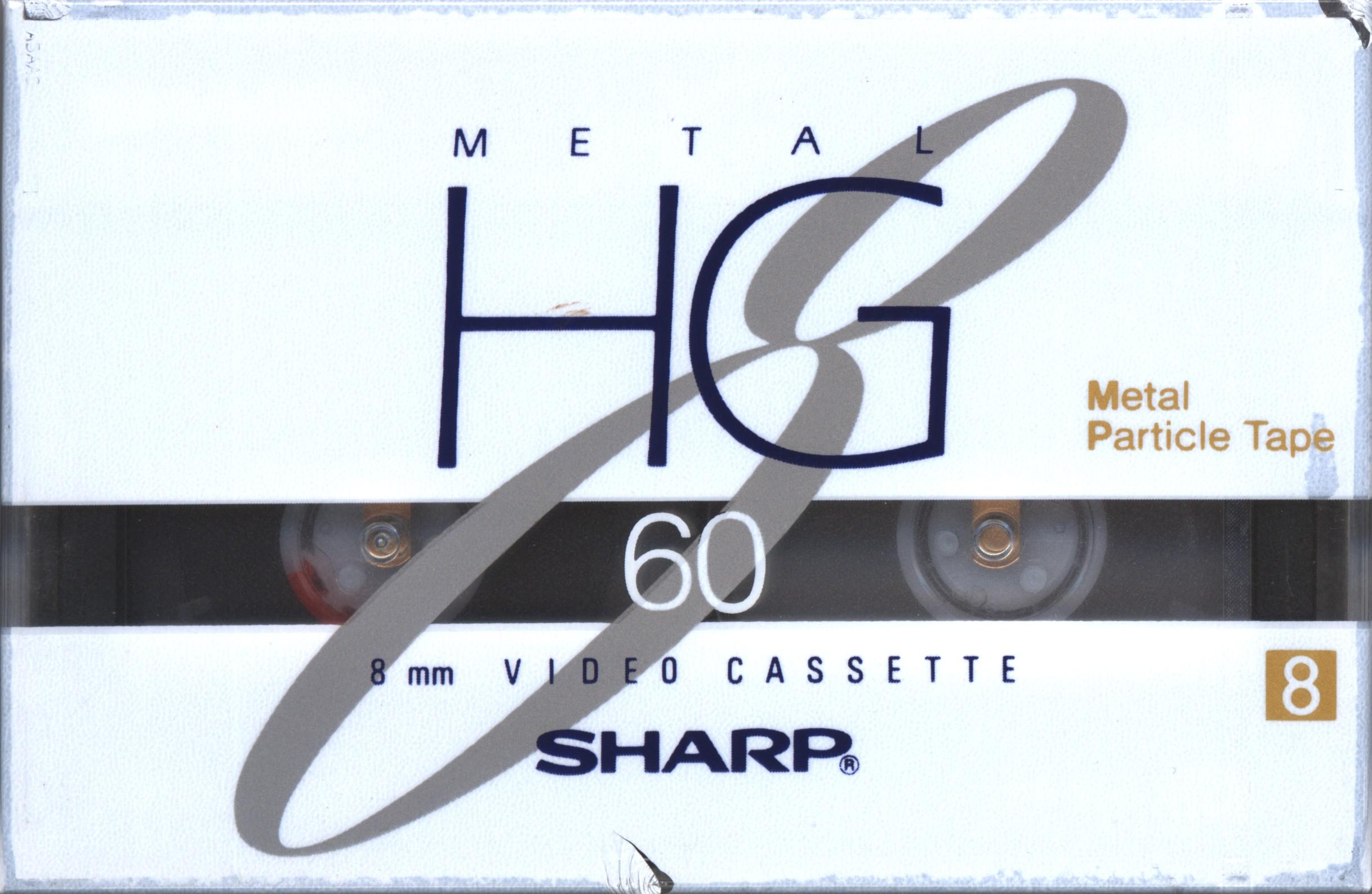 Video8, Hi8, Digital8 Sharp Metal HG 60 "P6-60" Type IV Metal Japan