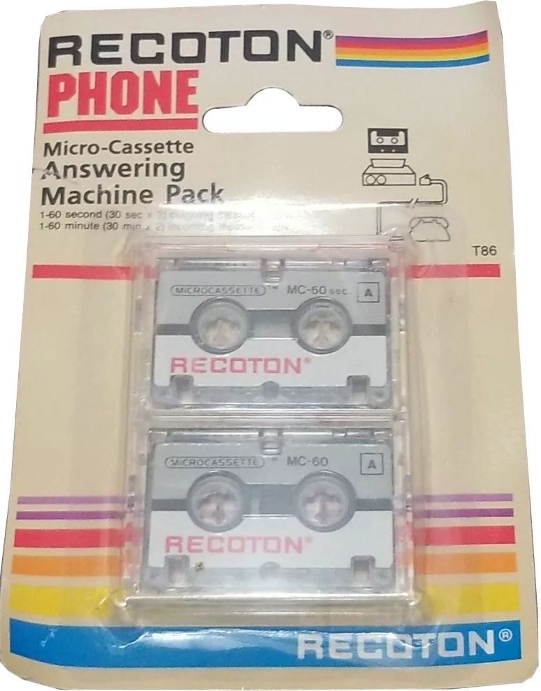 Blister Recoton 60 "T86" Type I Normal 1991 USA