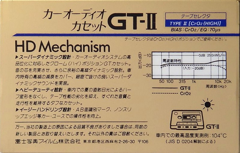 Compact Cassette: FUJI Fuji - GT-II 46