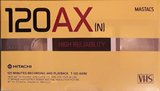 VHS, Video Home System Hitachi 120 "AX(N)" Type I Normal Japan