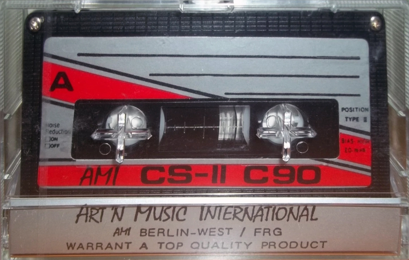 Compact Cassette AMI CS-II 90 "Art`n Music International" Type II Chrome 1987 Germany