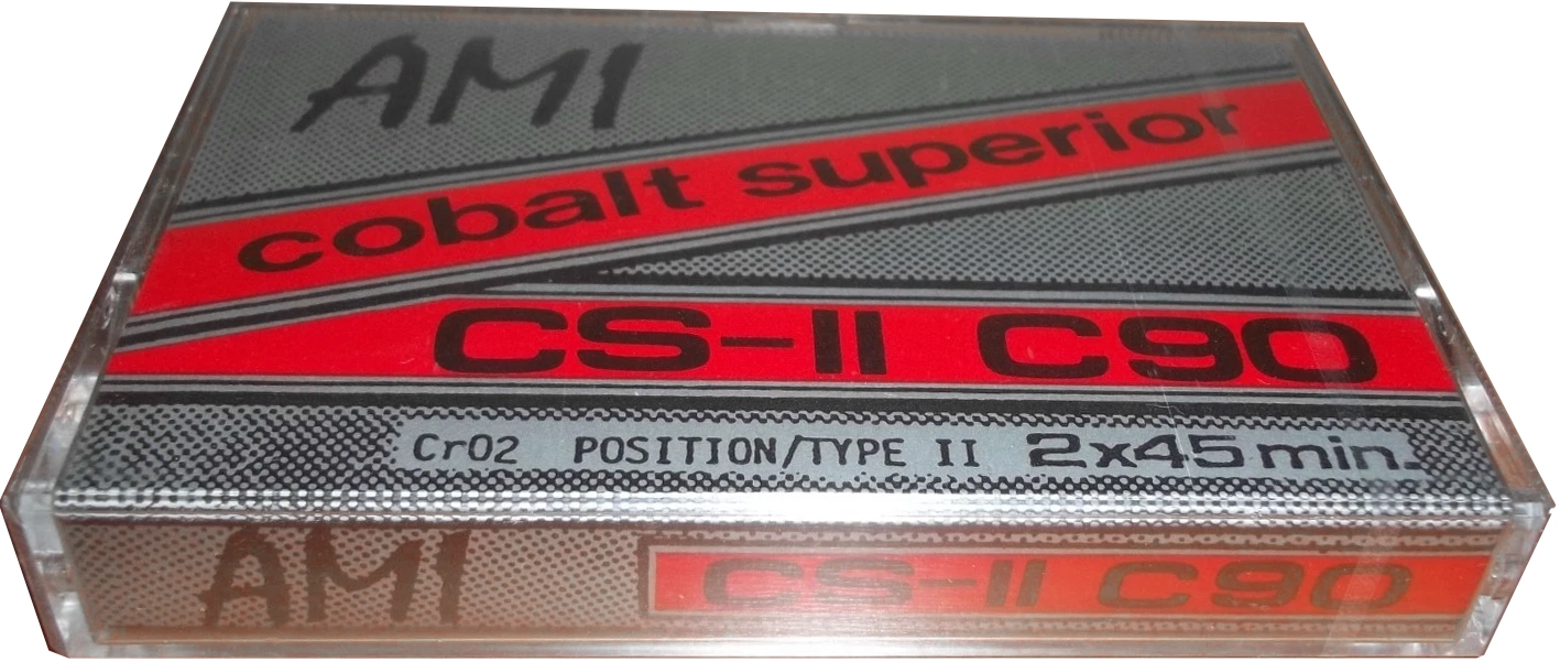 Compact Cassette AMI CS-II 90 "Art`n Music International" Type II Chrome 1987 Germany