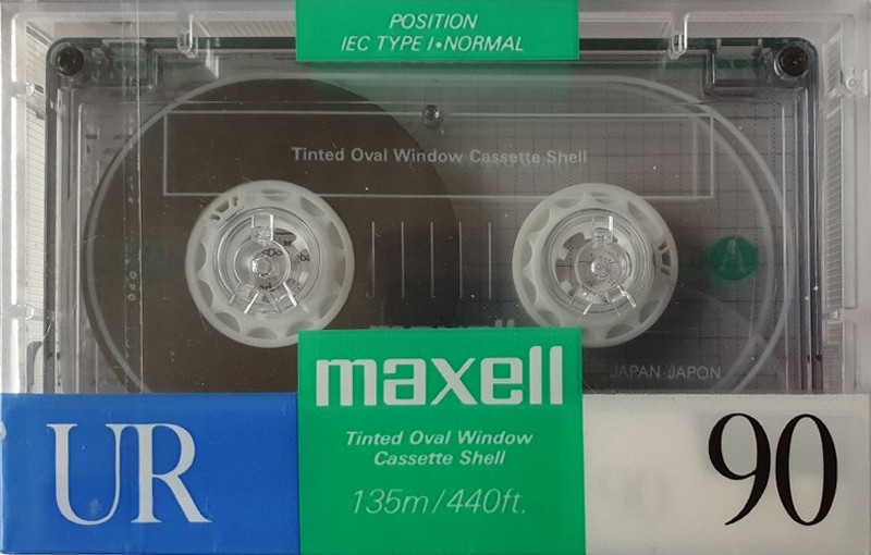 Compact Cassette Maxell UR 90 Type I Normal 1988 USA