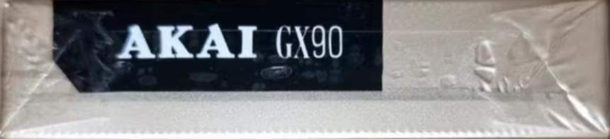 Compact Cassette Akai GX 90 Type II Chrome 1991 Europe