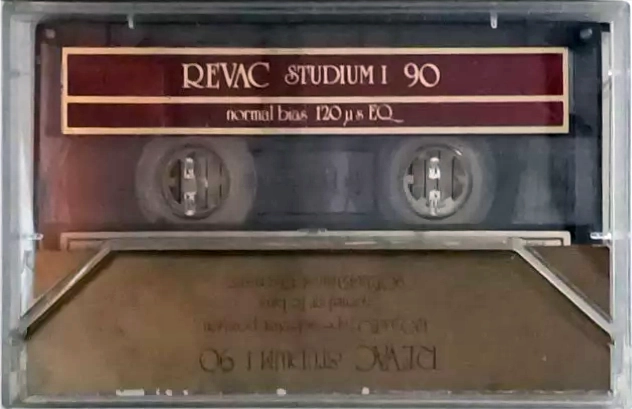 Compact Cassette Revac 90 "Studium I" Type I Normal Unknown Country