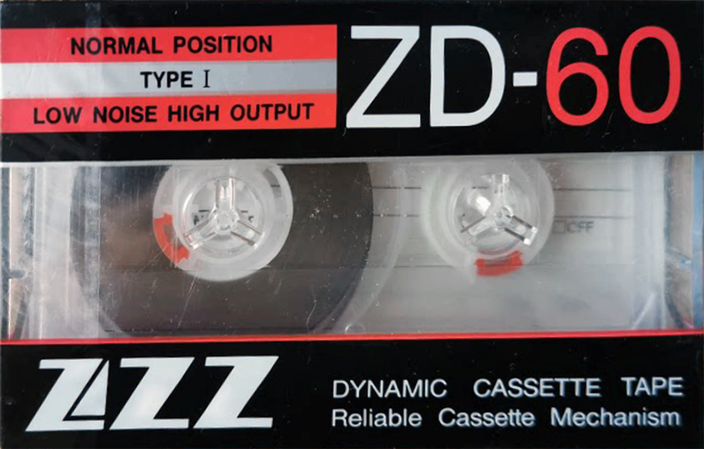 Compact Cassette ZZZ ZD 60 Type I Normal 1988 Worldwide