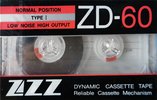 Compact Cassette ZZZ ZD 60 Type I Normal 1988 Worldwide