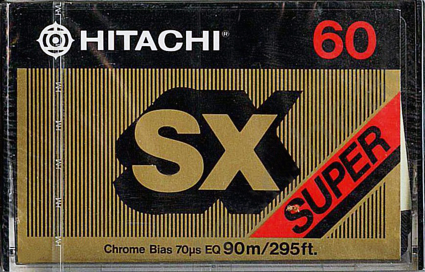 Compact Cassette Hitachi SX 60 Type II Chrome 1981 North America