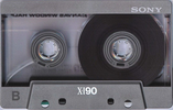Compact Cassette Sony XI 90 Type I Normal 1991 Japan