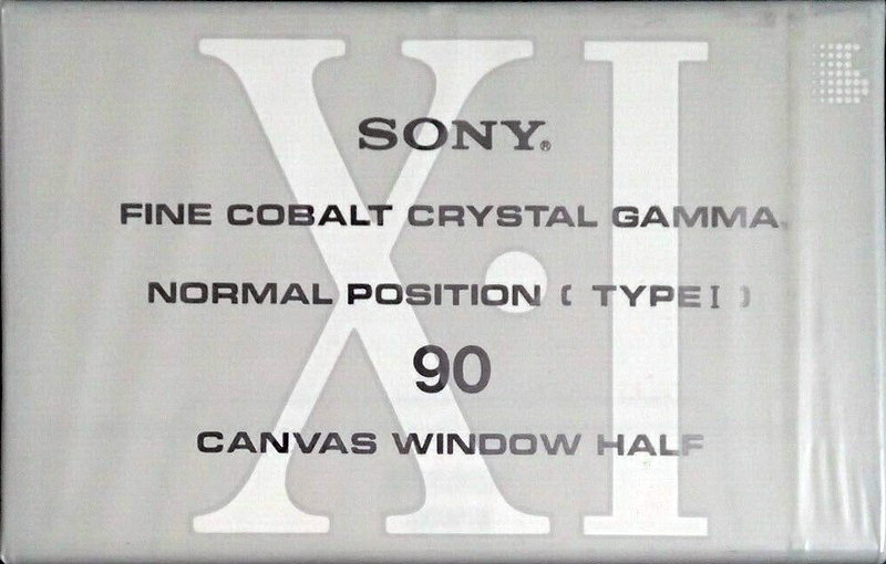 Compact Cassette Sony XI 90 Type I Normal 1991 Japan
