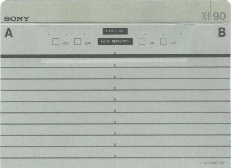 Compact Cassette: Sony  - XI 90