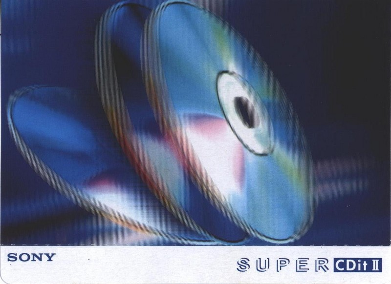 Compact Cassette Sony CDit II 60 "Super C-60SCD2" Type II Chrome 1997 Europe