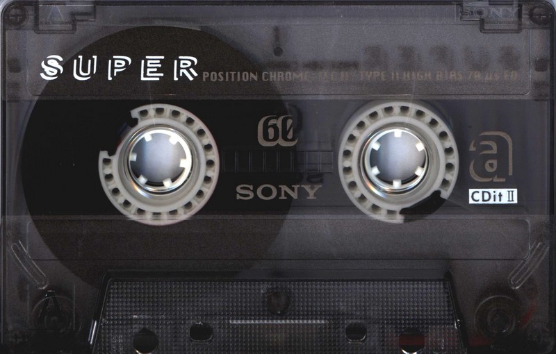 Compact Cassette Sony CDit II 60 "Super C-60SCD2" Type II Chrome 1997 Europe
